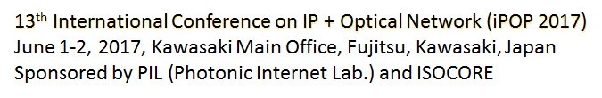 IP + Optical Network  (iPOP 2016)
